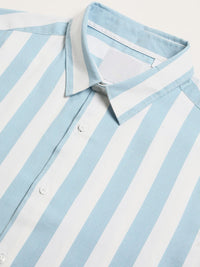THE BEAR HOUSE Men Slim Fit Striped Casual Shirt
