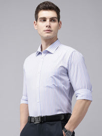Park Avenue Slim Fit Vertical Stripes Formal Shirt