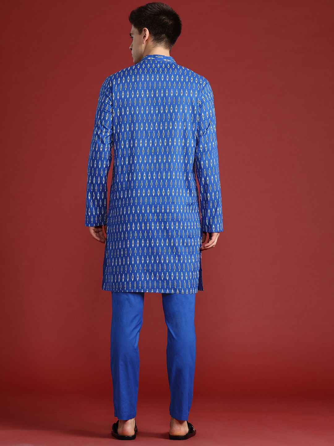 Anouk Printed Pure Cotton Kurta with Trousers
