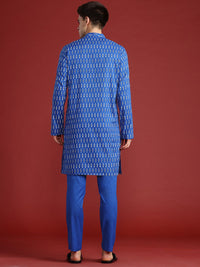 Anouk Printed Pure Cotton Kurta with Trousers
