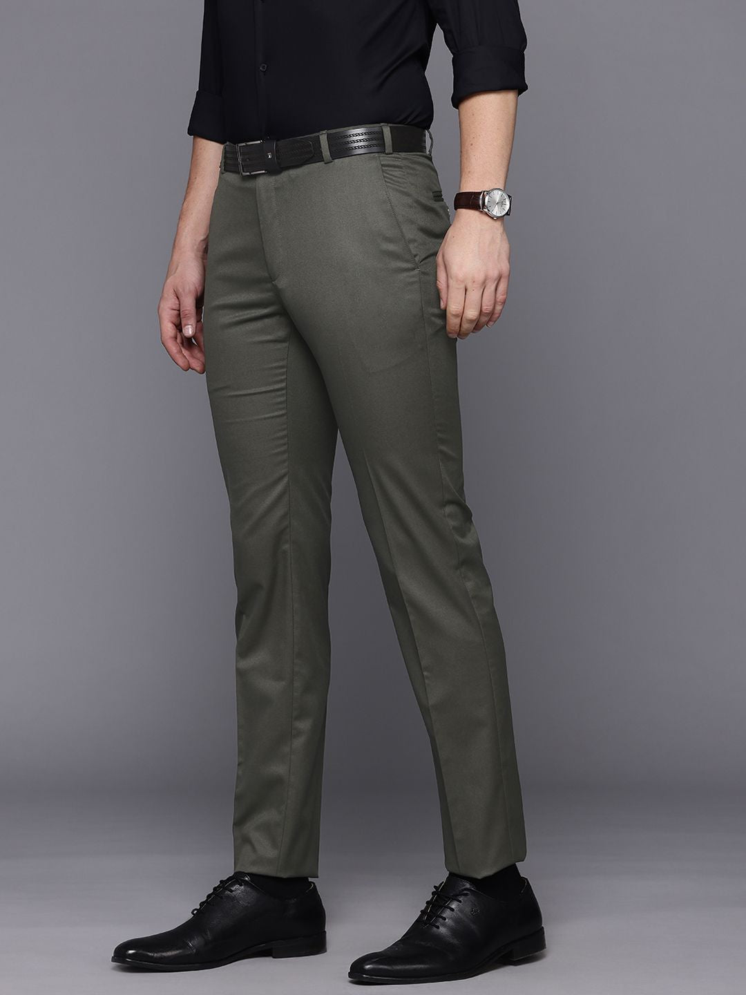 Raymond Men Regular Fit Formal Trousers