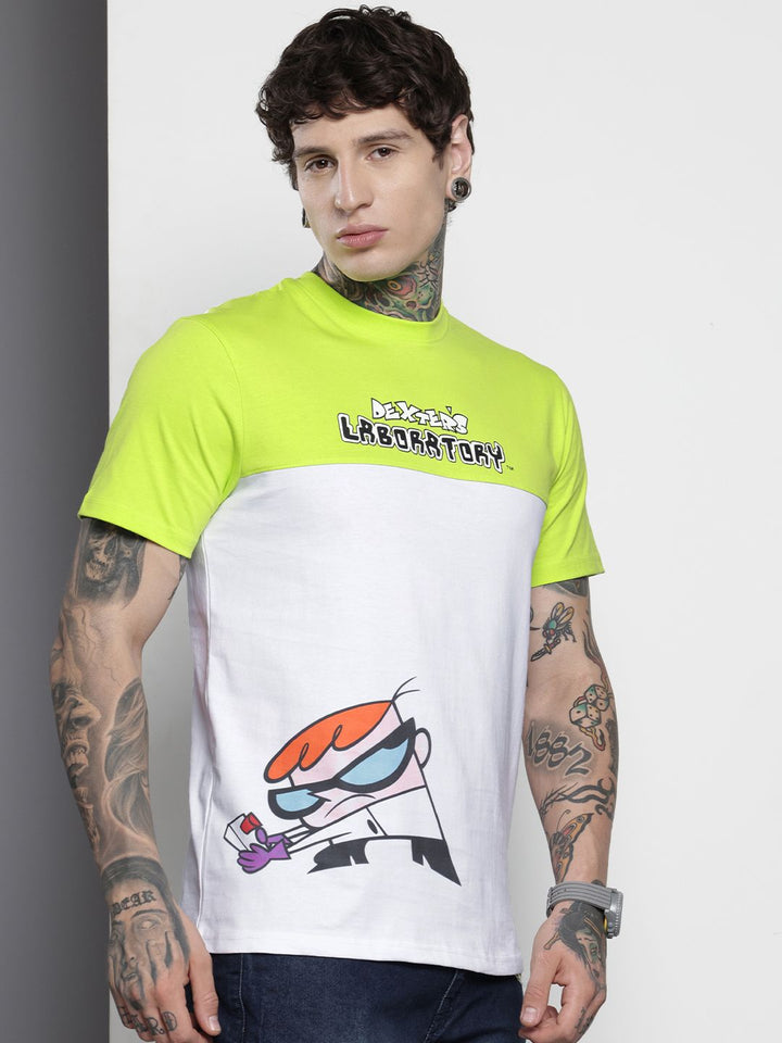 The Indian Garage Co Pure Cotton Tom & Jerry Printed Slim Fit T-shirt