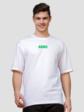 ADRO Lelaki Grafik Bercetak T-Shirt Bersaiz Besar Kapas Leher Bulat