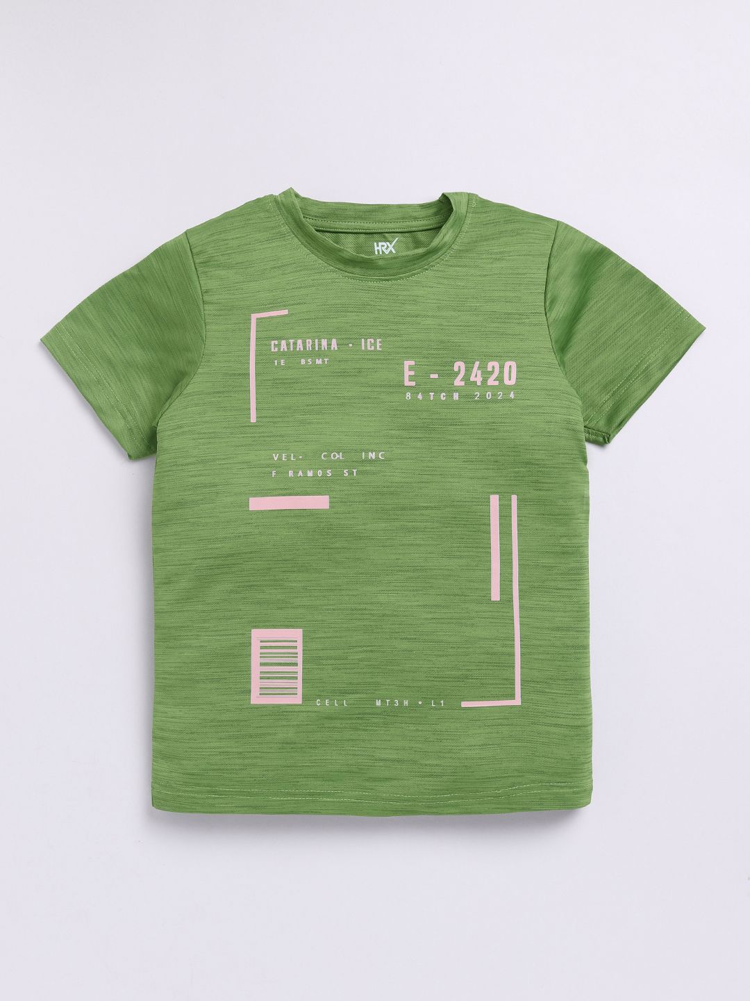 HRX by Hrithik Roshan Boys Typography Printed Rapid-Dry T-shirt