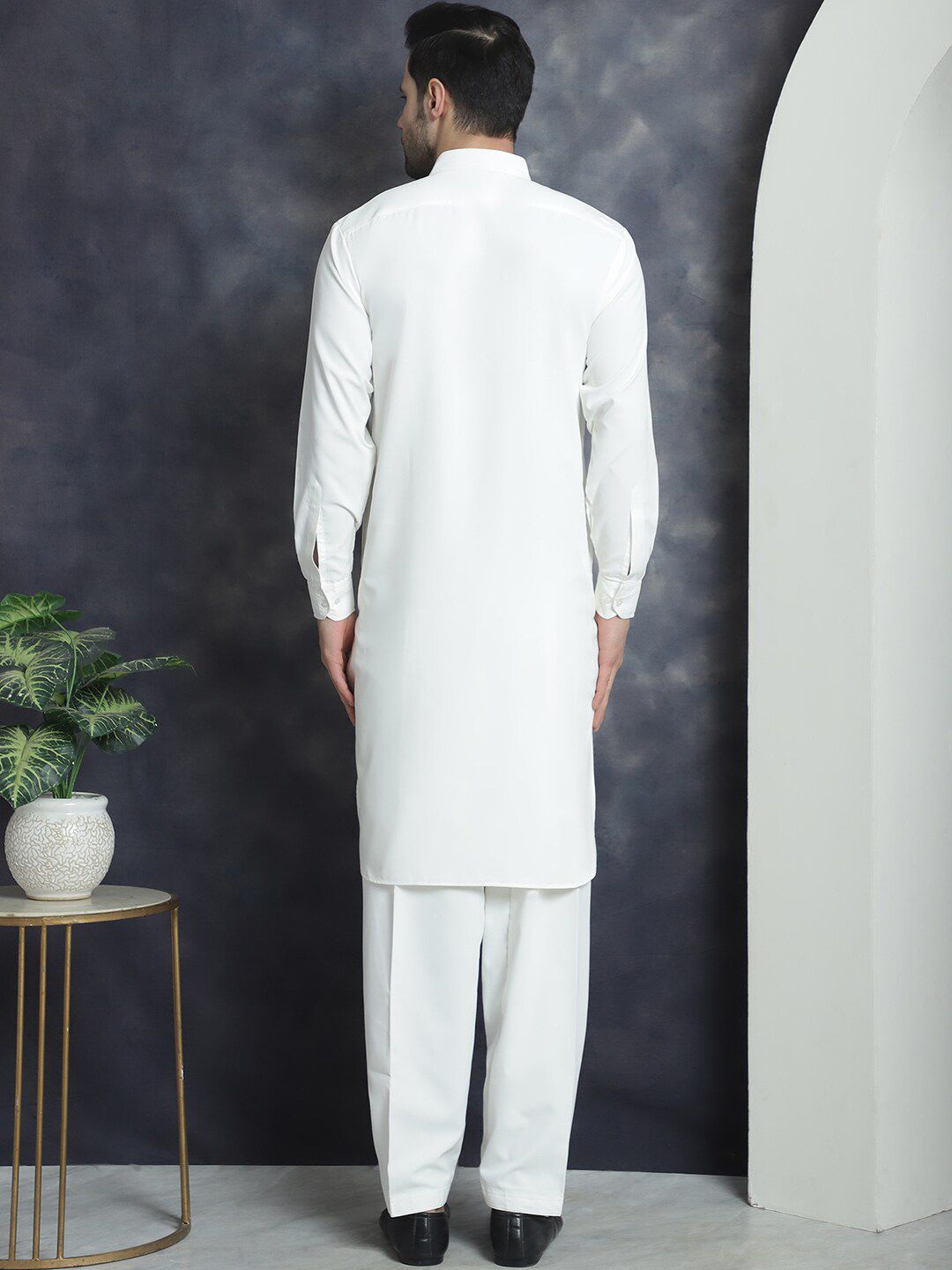 Jompers Regular Shirt Collar Kurta with Salwar