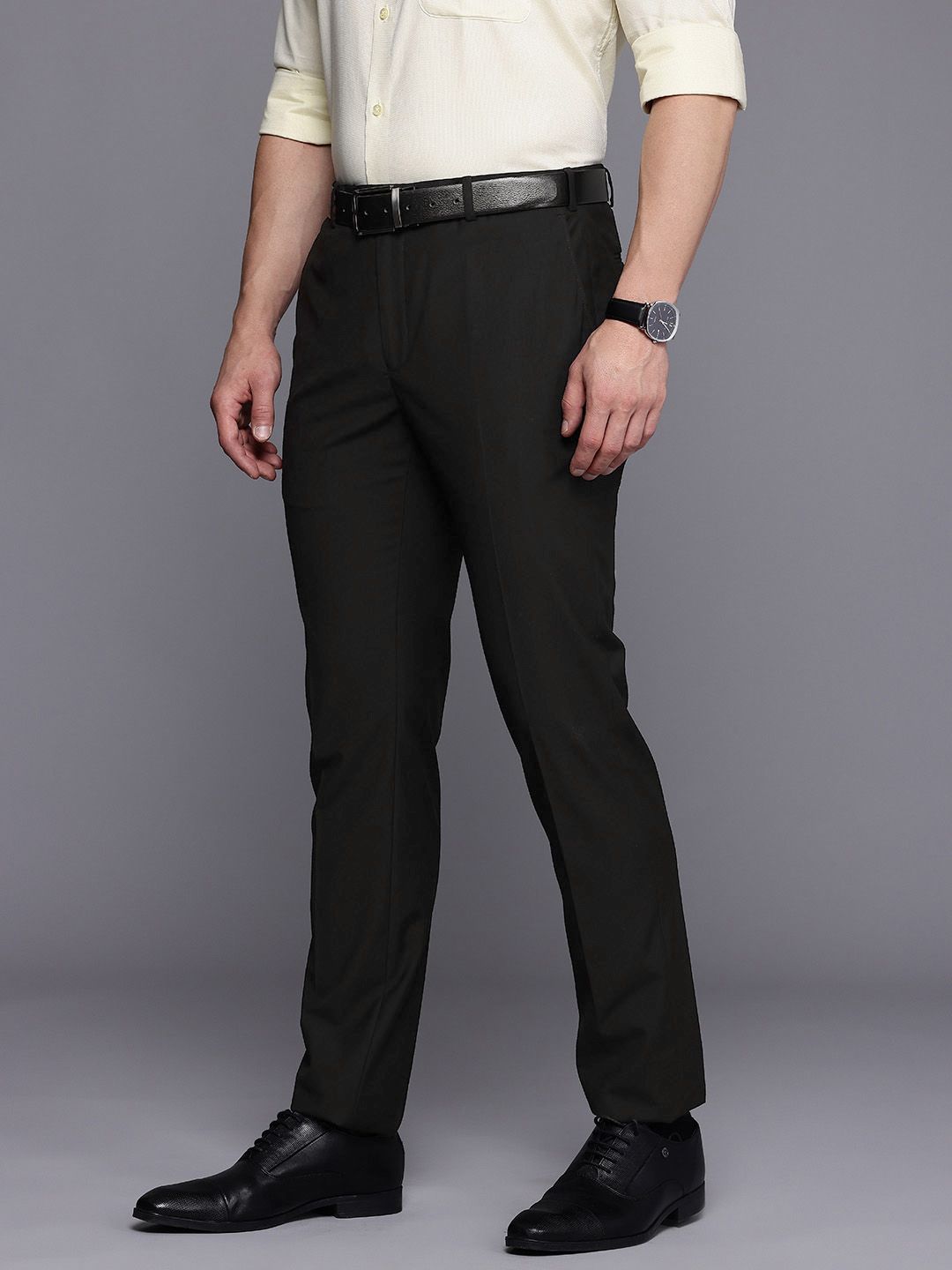 Raymond Men Slim Fit Formal Trousers