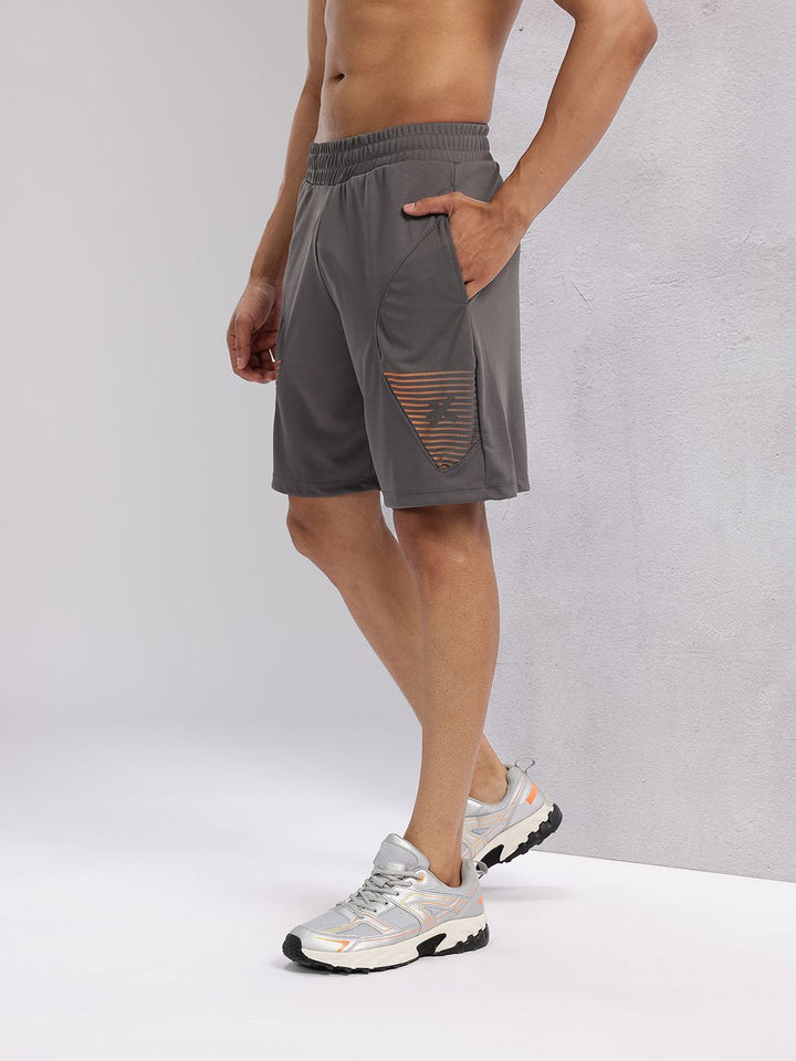 HRX by Hrithik Roshan Men Striped Training Shorts