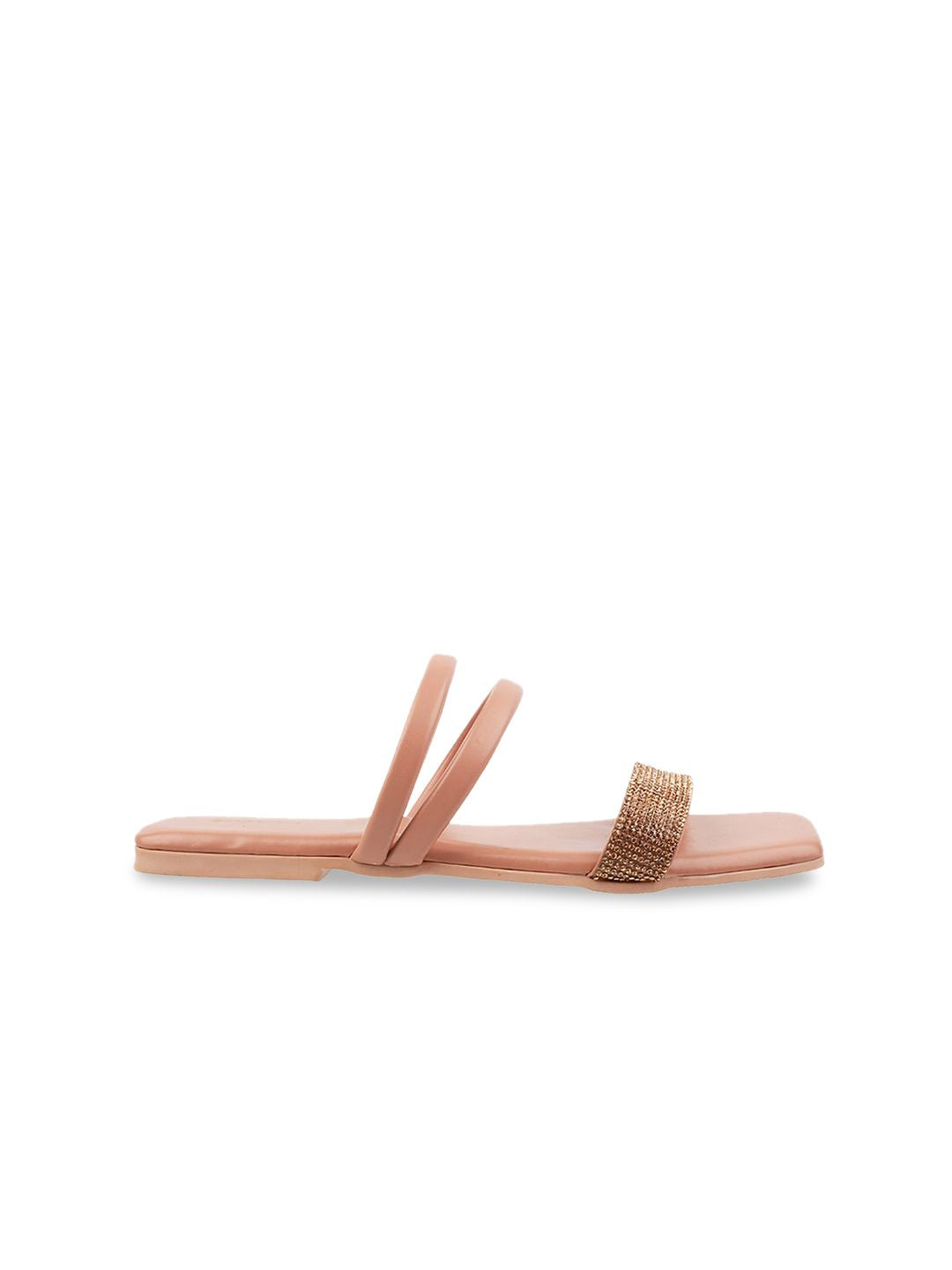 Mochi Women Open Toe Flats