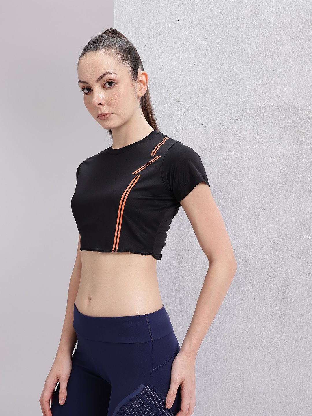 HRX by Hrithik Roshan Rapid-Dry Crop Training T-shirt