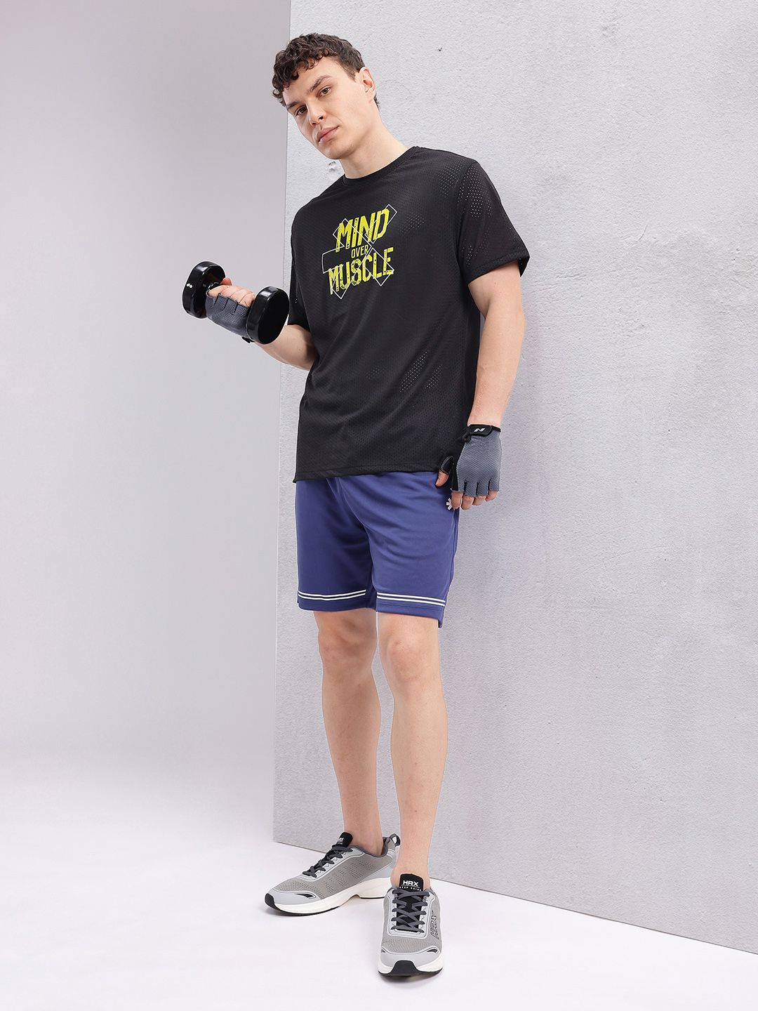 HRX by Hrithik Roshan Rapid-Dry Printed Training T-shirt