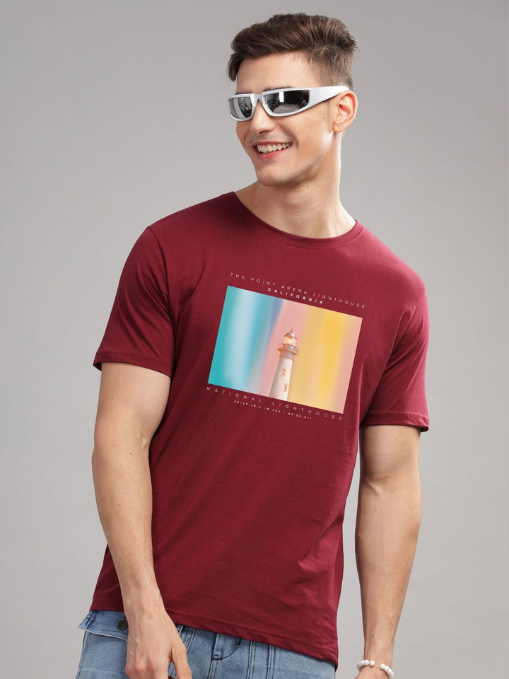 ADRO Men Printed T-shirt