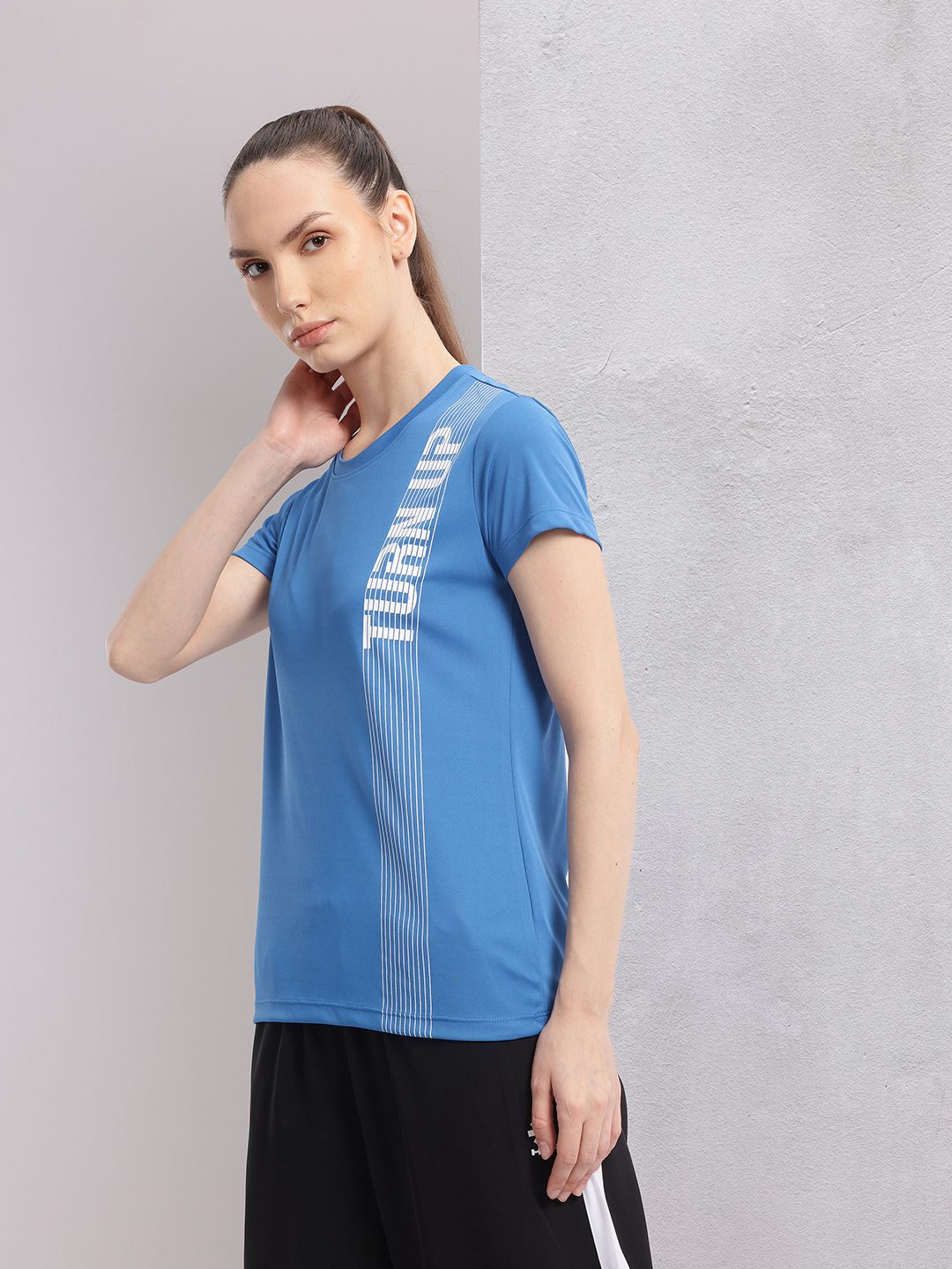 HRX by Hrithik Roshan Printed Rapid-Dry Training T-shirt