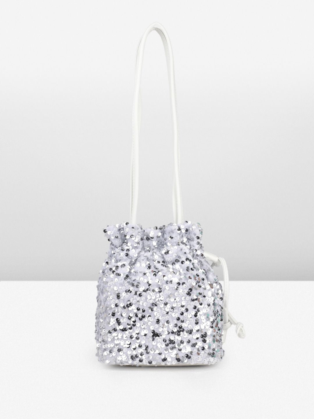 DressBerry Embellished Bucket Shoulder Bag