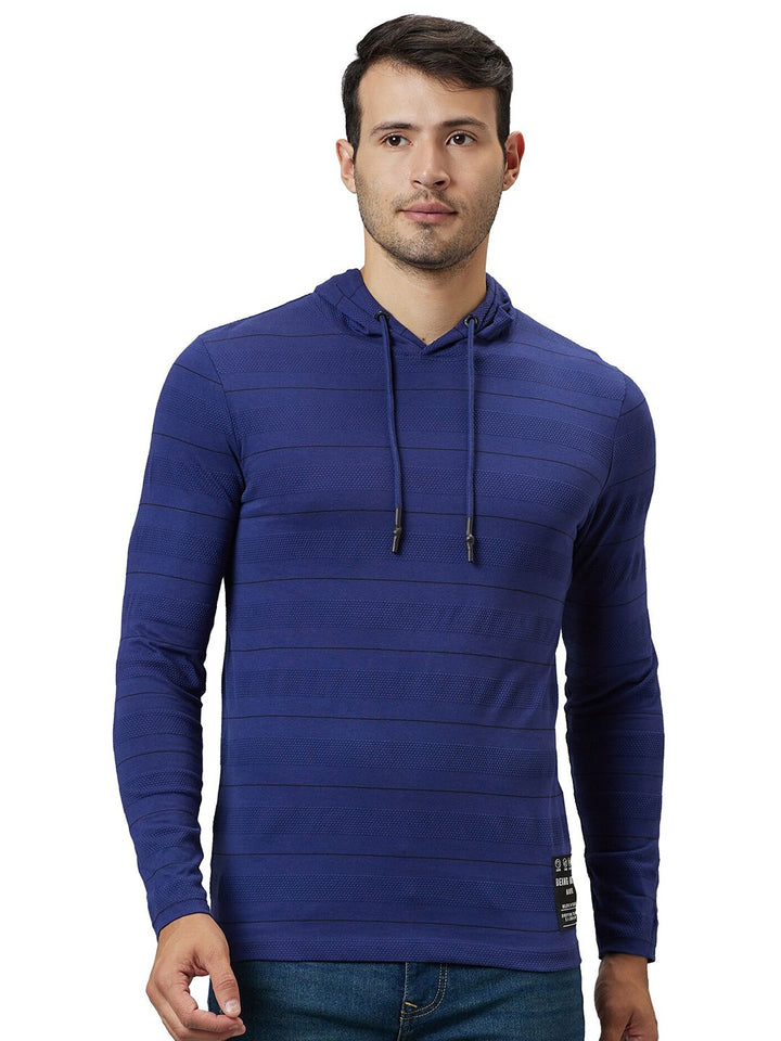 Being Human Self Design Hooded Slim Fit Sweatshirts