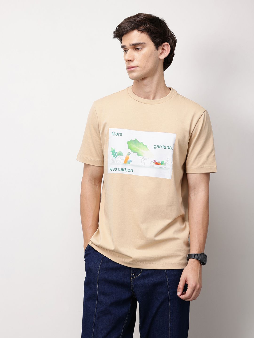 ether Printed Grower Comfort Fit T-shirt