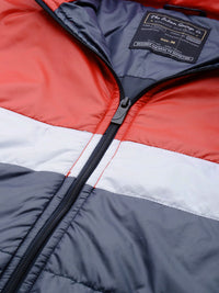 The Indian Garage Co Men Slim Fit Biker Jacket with Detachable Hood