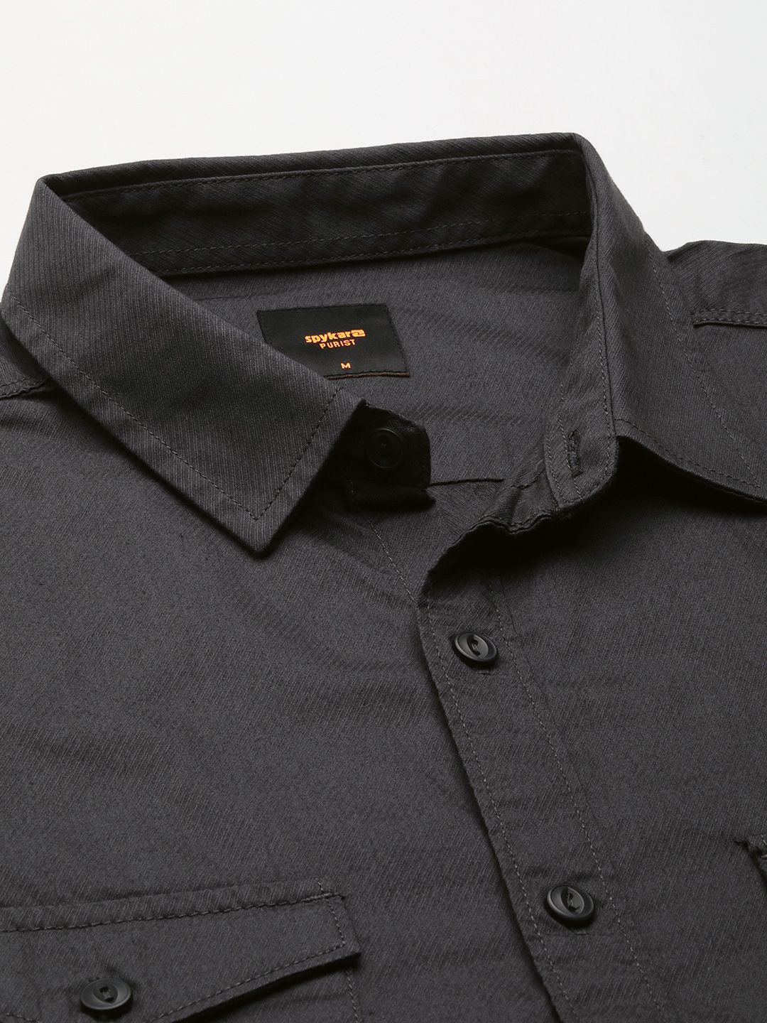 SPYKAR Solid Slim Fit Pure Cotton Casual Shirt