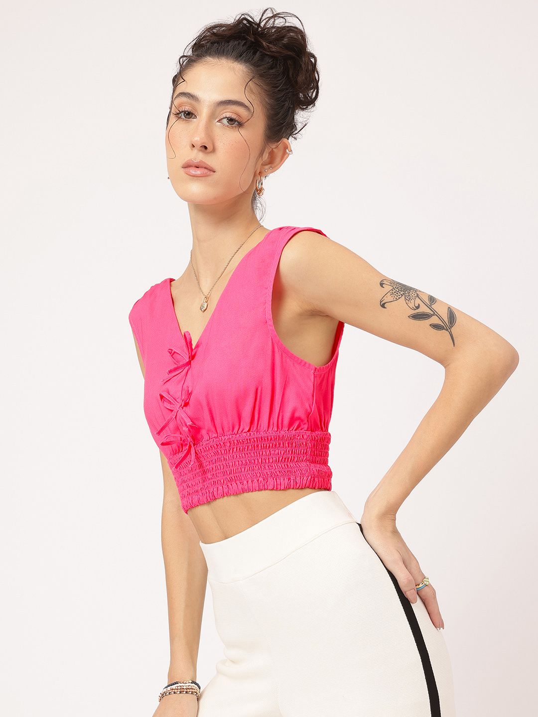 DressBerry Bows Blouson Top