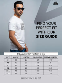 ADRO Men White Tshirts