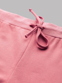 SASSAFRAS Women Wide Leg Cotton Track Pants