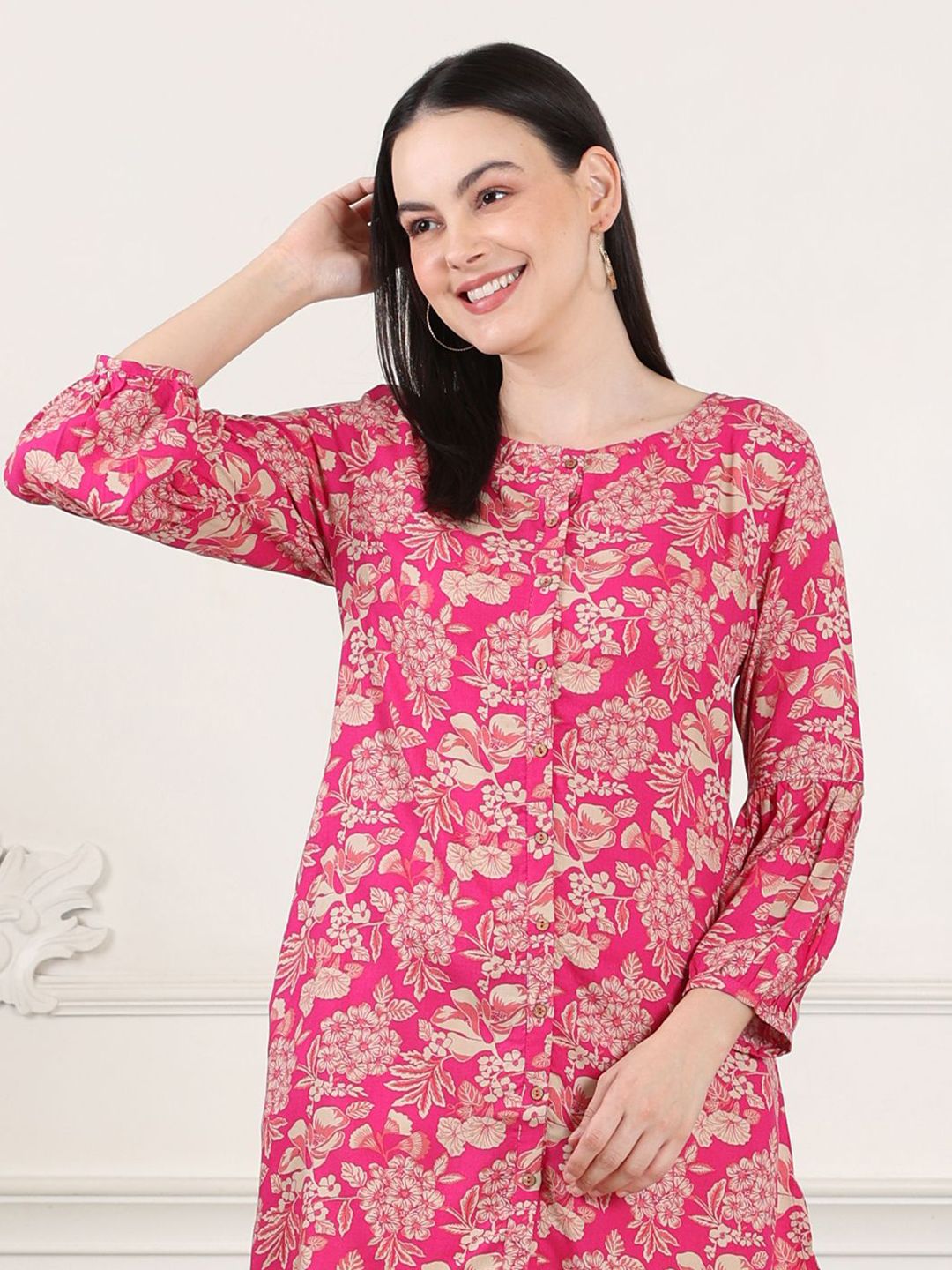 W Printed Tunic