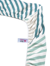 Myntra Elegant Homes Hijau Kapas Abstrak 300 TC Dilengkapi Cadar King Halus dengan 2 Sarung Bantal-250 x 225 cm