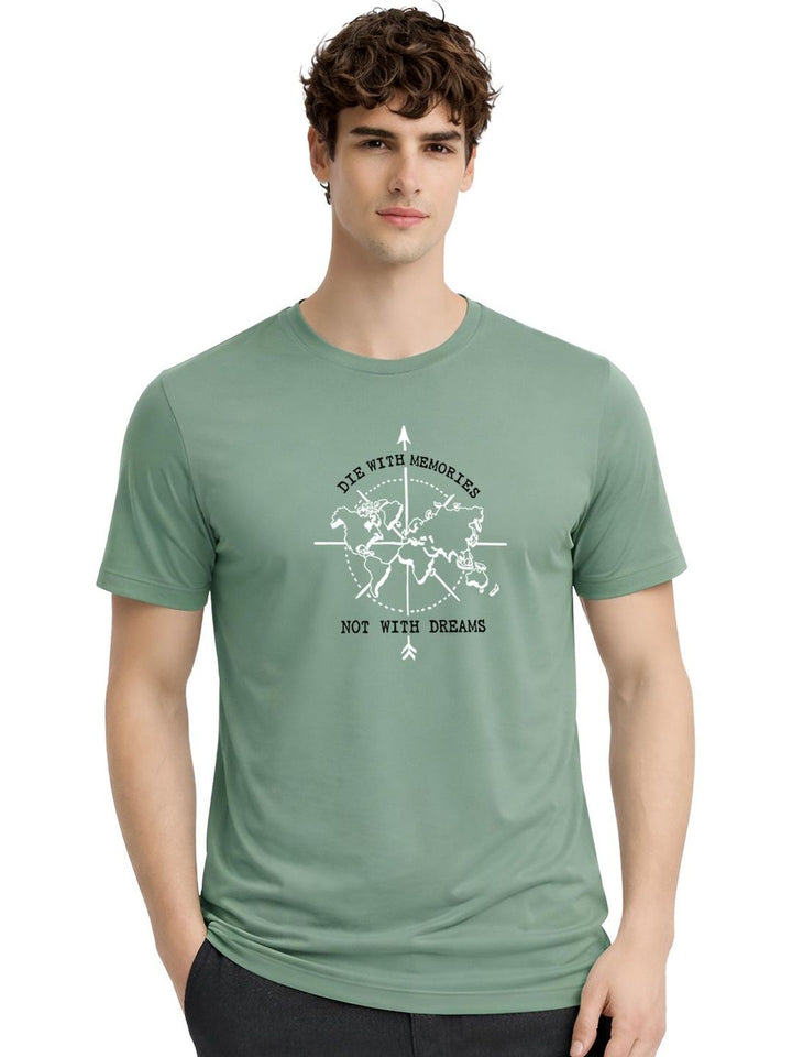 ADRO Men Typography Printed T-shirt