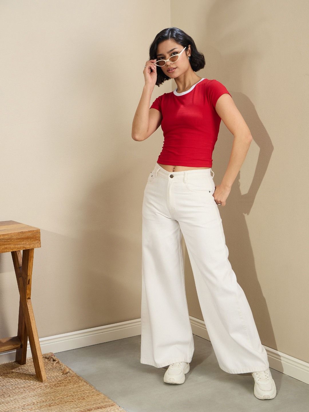 SASSAFRAS BASICS Women Slim Fit T-shirt