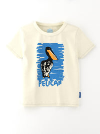 Nauti Nati Casual Outdoor Boys Pack Of 2 Beach Printed Antimicrobial Cotton T-Shirts
