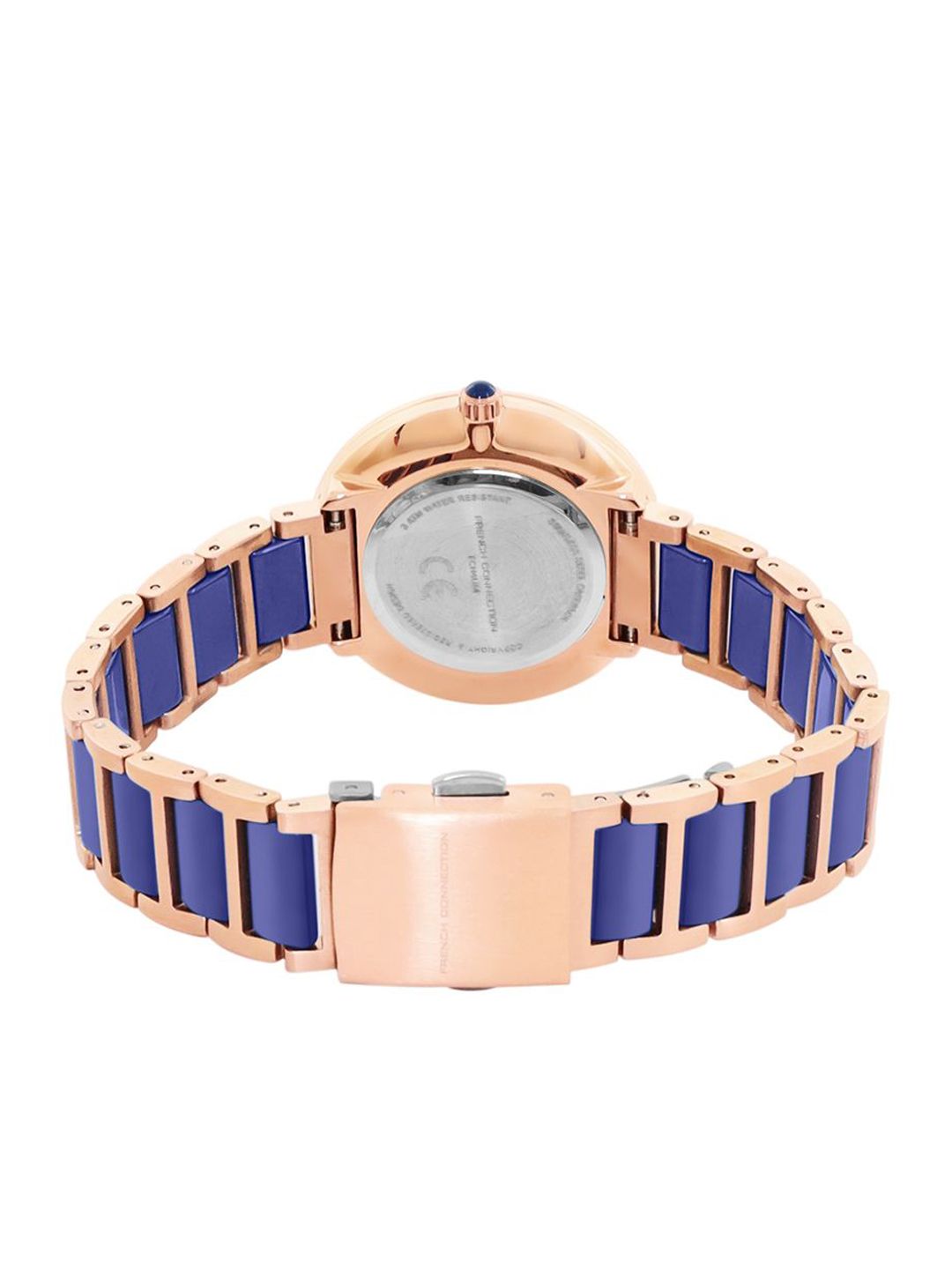 Sambungan Perancis Wanita Dail Dail & Gelang Gelang Keluli Tahan Karat Tali Analog Watch FCH4UM