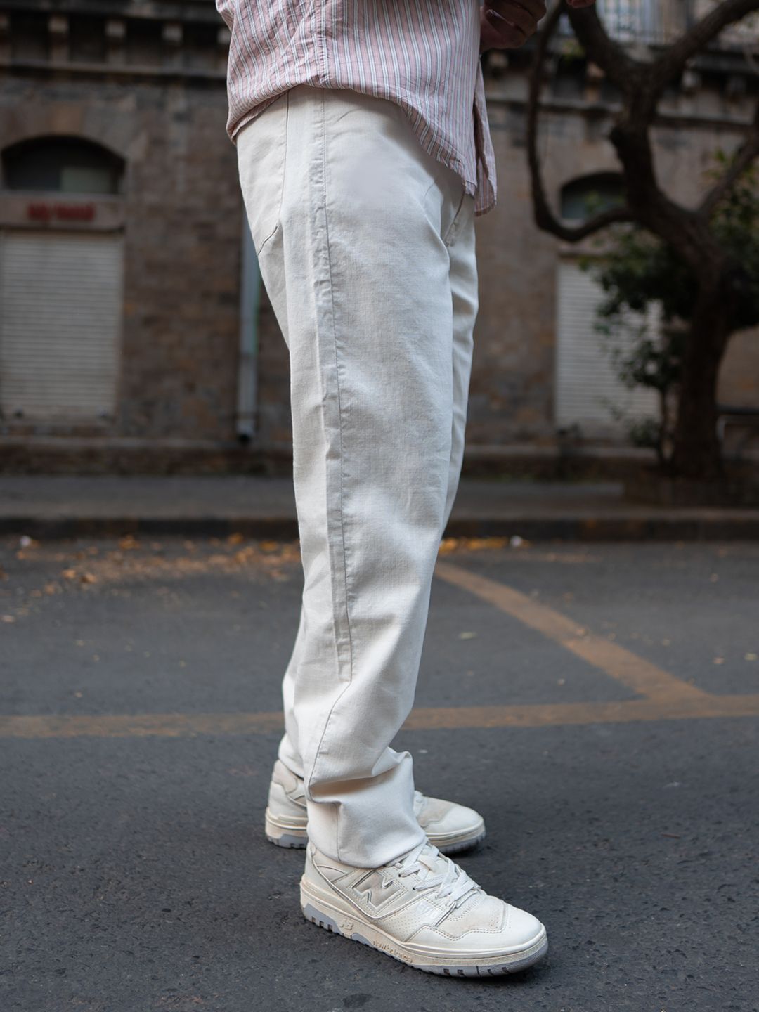 Powerlook Men Regular Fit Mid Rise Cotton Trousers