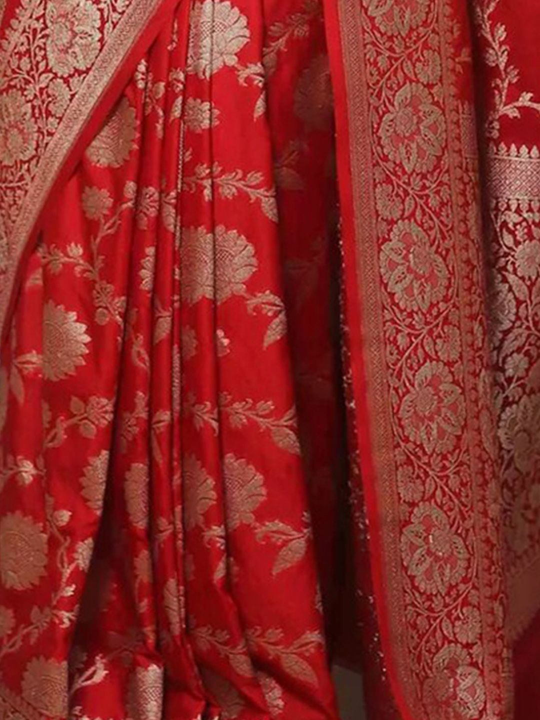 KALINI Woven Design Zari Banarasi Saree