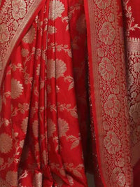 KALINI Woven Design Zari Banarasi Saree