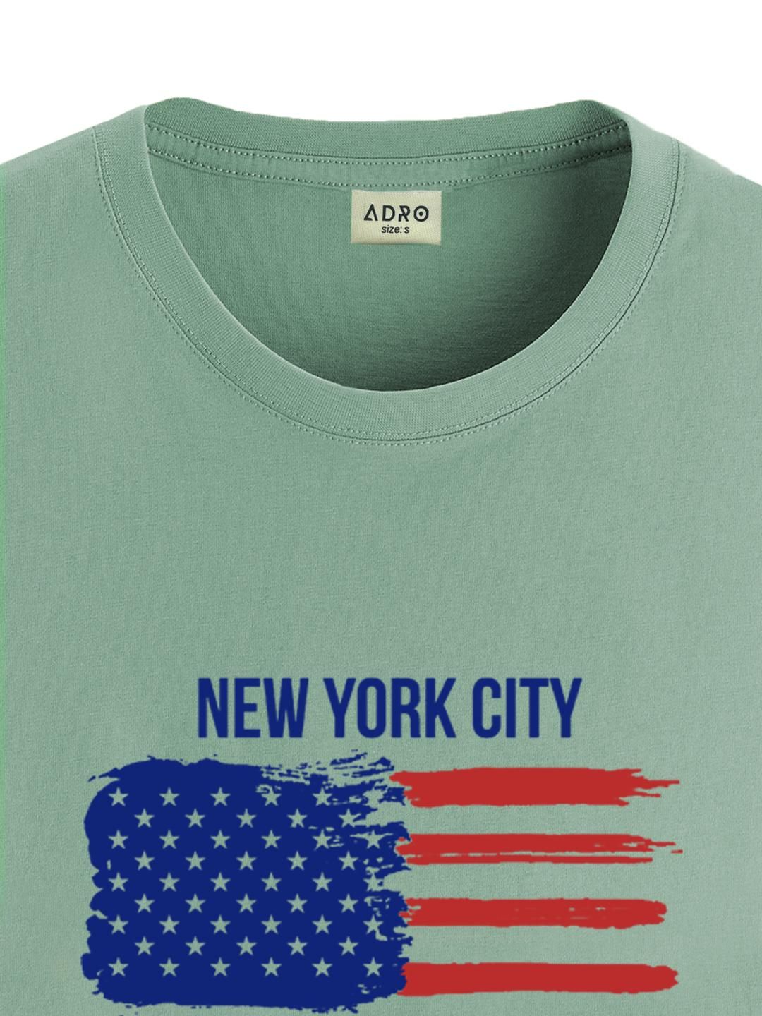 ADRO Men Sea Green Tshirts