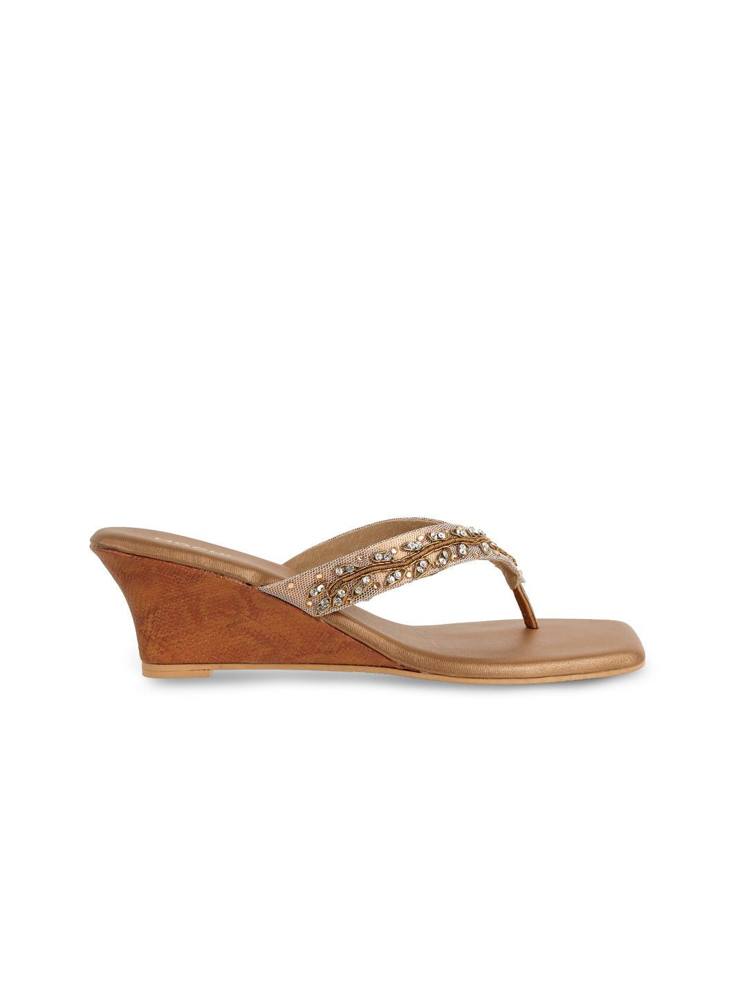Mochi Embellished Wedge Sandals