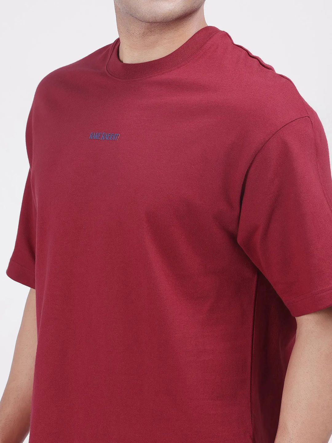 RARE RABBIT Men Printed Applique T-shirt