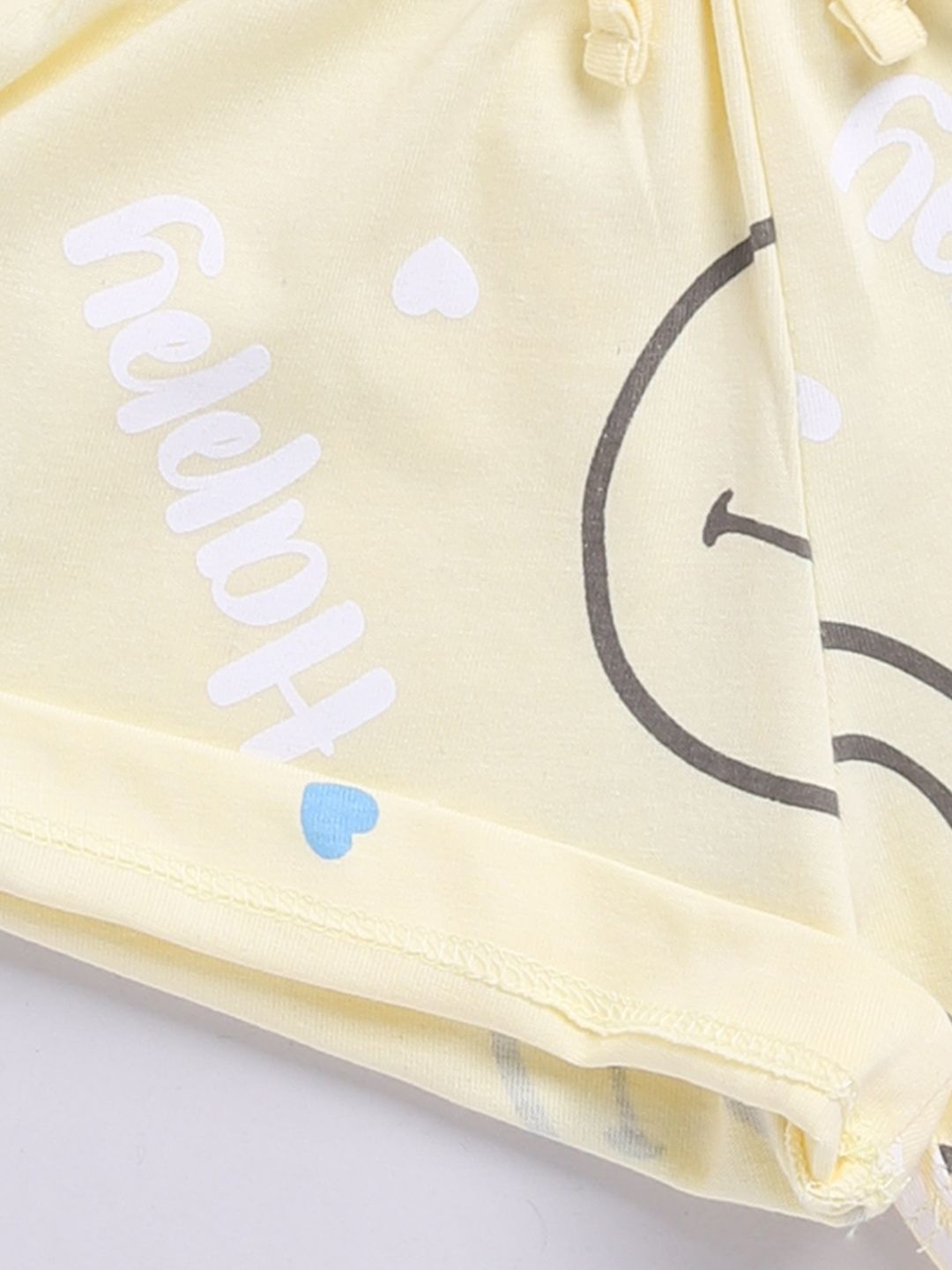 Happy Faces Girls Conversational Printed Pure Cotton Shorts