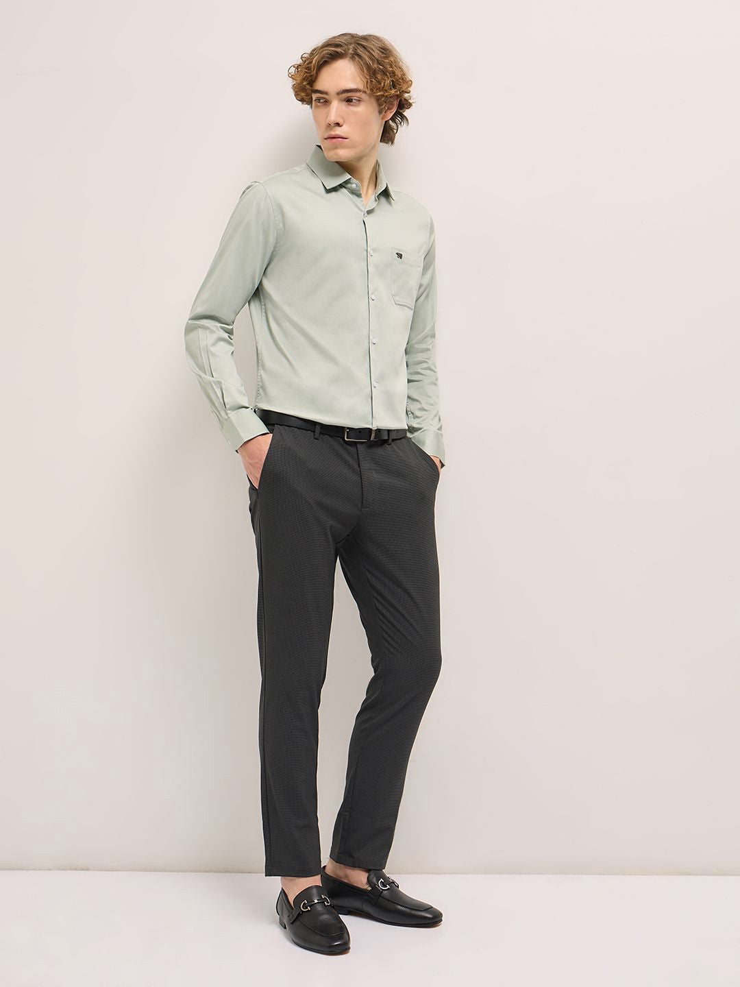 THE BEAR HOUSE Tailored Fit Pure Cotton Formal Shirt