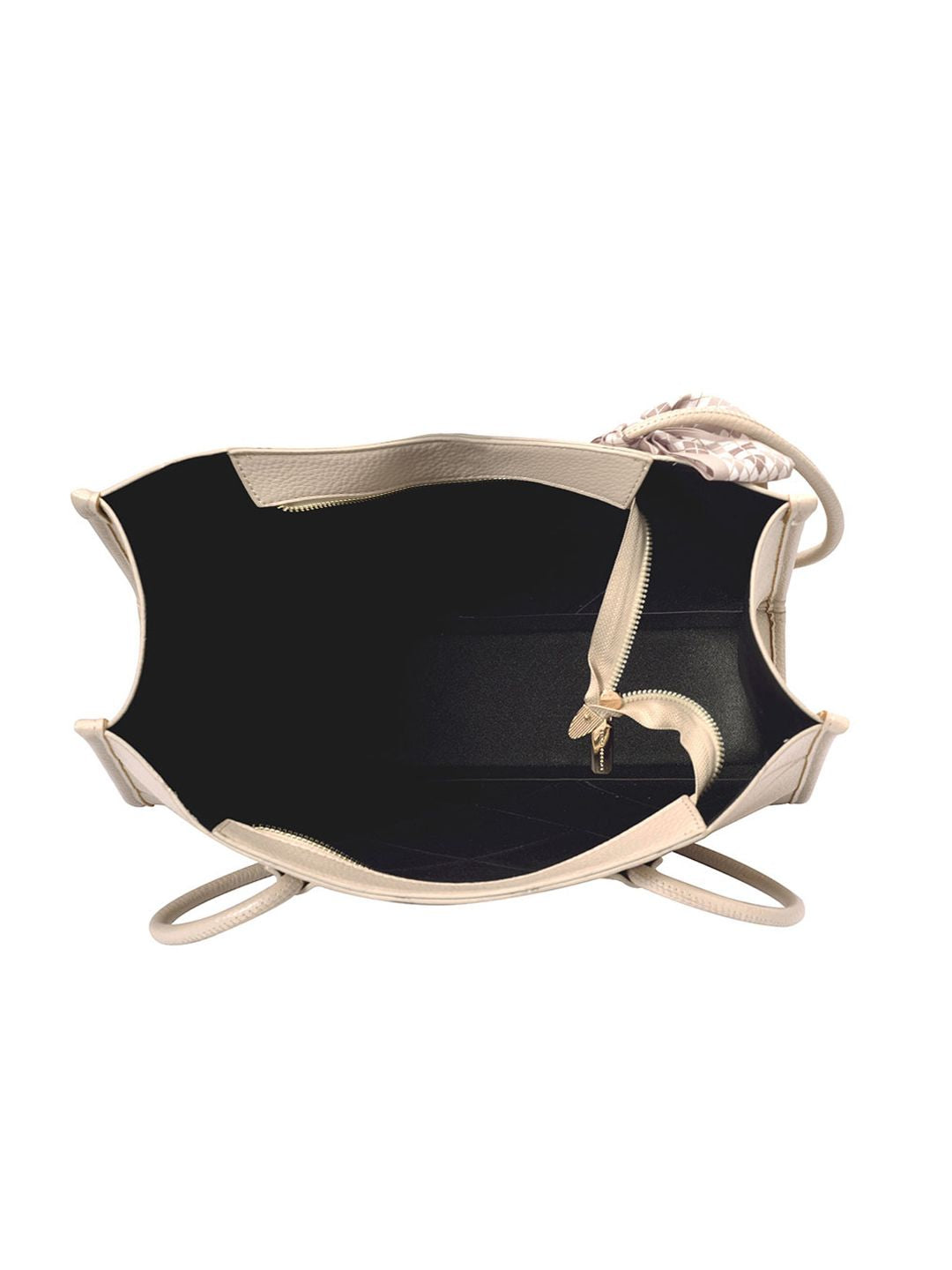 Lino Perros Textured Structured Shoulder Bag With Pouch