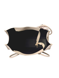 Lino Perros Textured Structured Shoulder Bag With Pouch