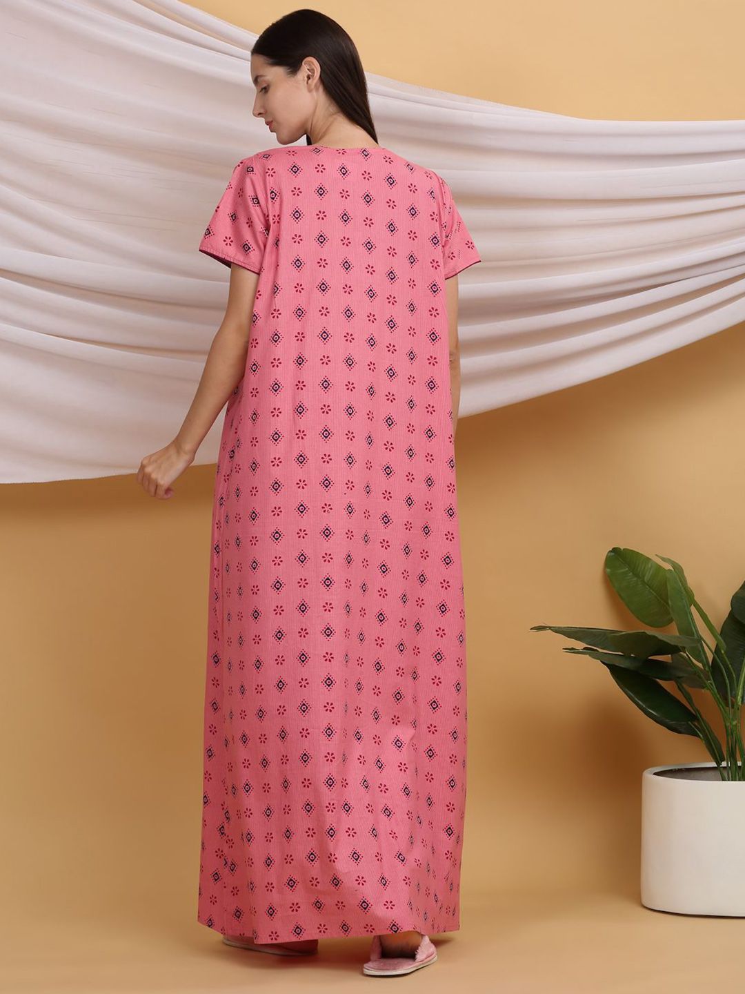 Sweet Dreams Printed Maxi Nightdress