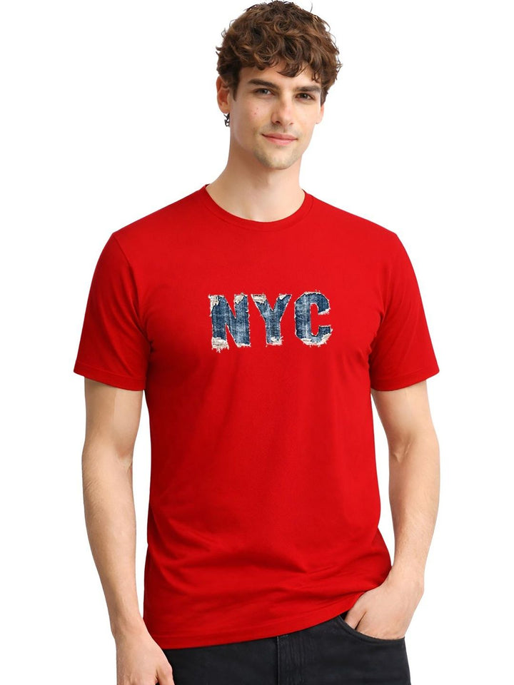 ADRO Men Typography Printed T-shirt