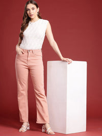 all about you Women Straight Fit High-Rise Stretchable Jeans