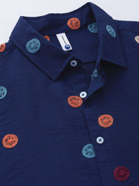 Thomas Scott Men Premium Fit Spread Collar Solid Casual Shirt