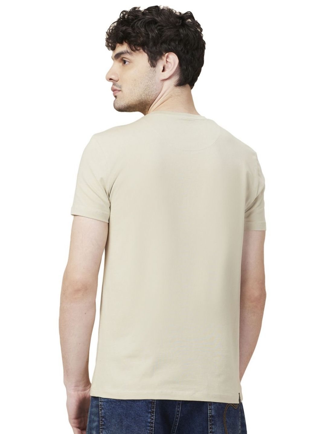 Being Human Men Typography Printed Round Neck Cotton Slim Fit T-shirt