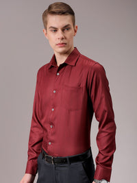 The Indian Garage Co. X Luxe Men Spread Collar Multi Striped Slim Fit Formal Shirt