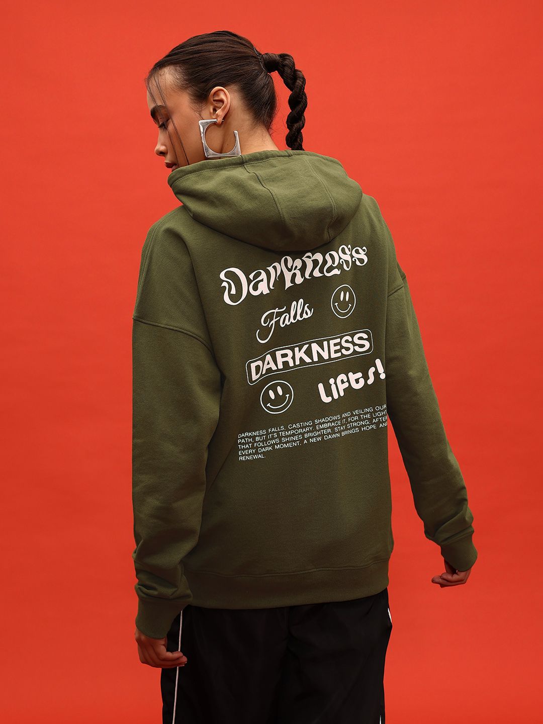 DressBerry Hooded Relaxed Sweatshirt