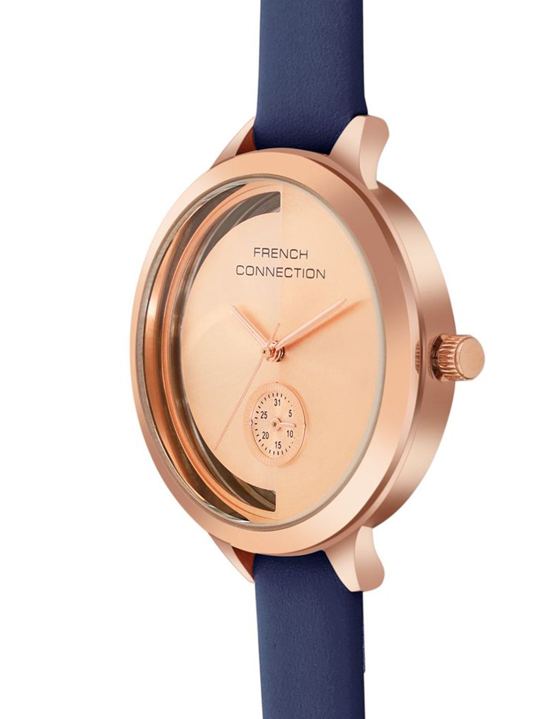 French Connection Women Dial & Leather Straps Analogue Watch FCB12UL