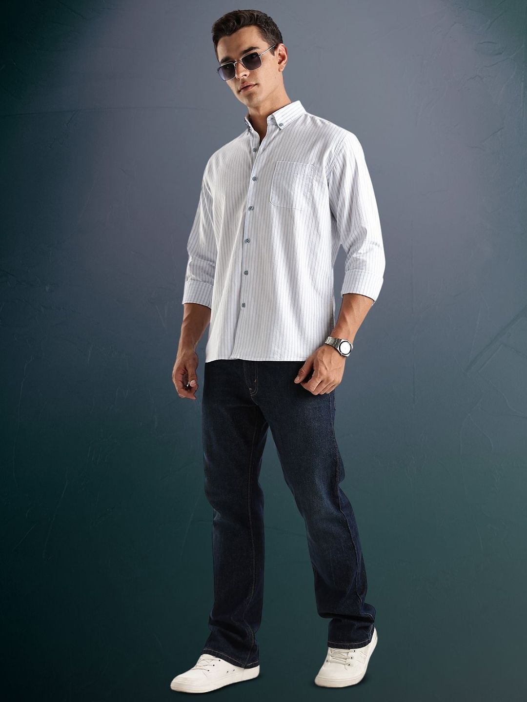 Baju Kasual Berjalur Standard ADRO