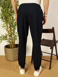Thomas Scott Men Smart Slim Fit Cargos Trousers